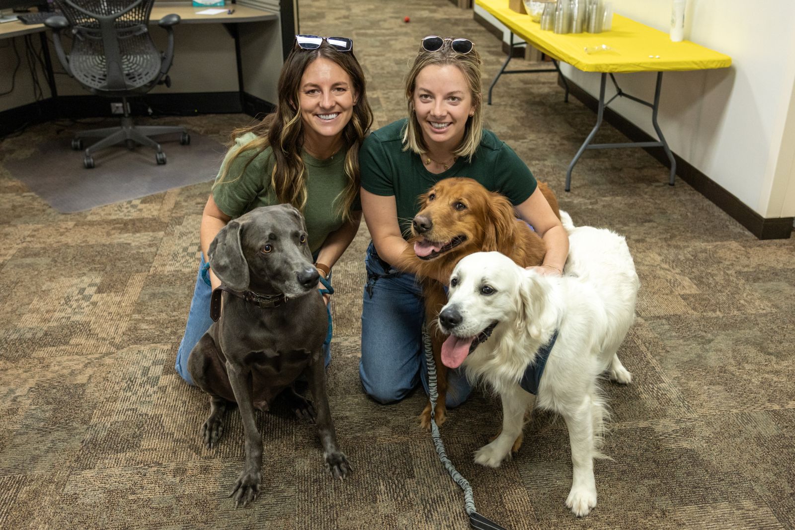 group of happy vgm employee owners at a VGM fun event