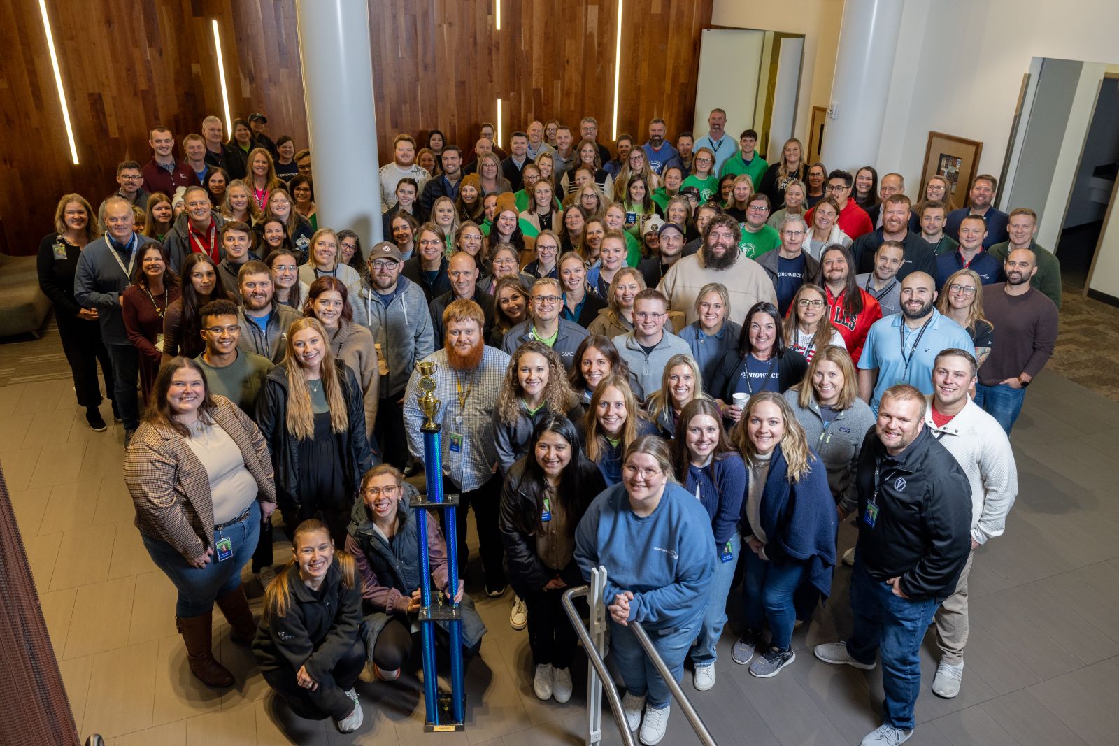 image of employee owners at game night