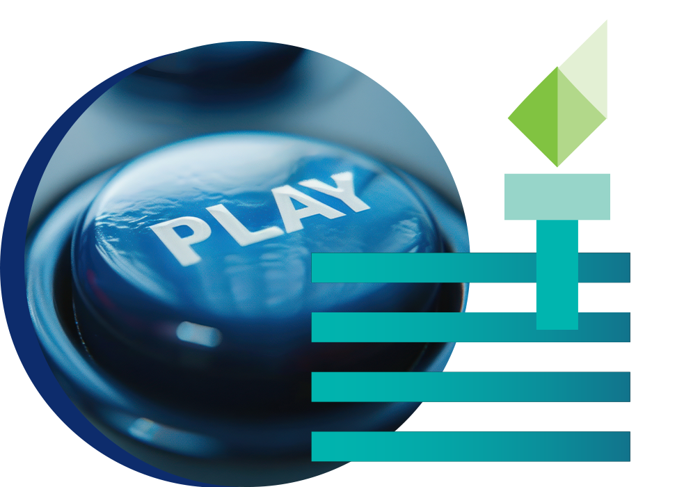 vector graphic of team working together to build a puzzle