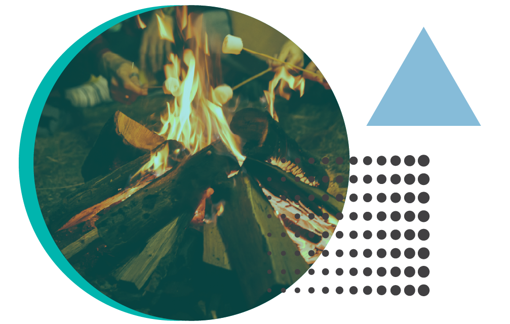 vector image of people working together in a community